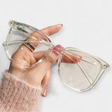 Čtvercové brýle s ochranou proti modrému světlu