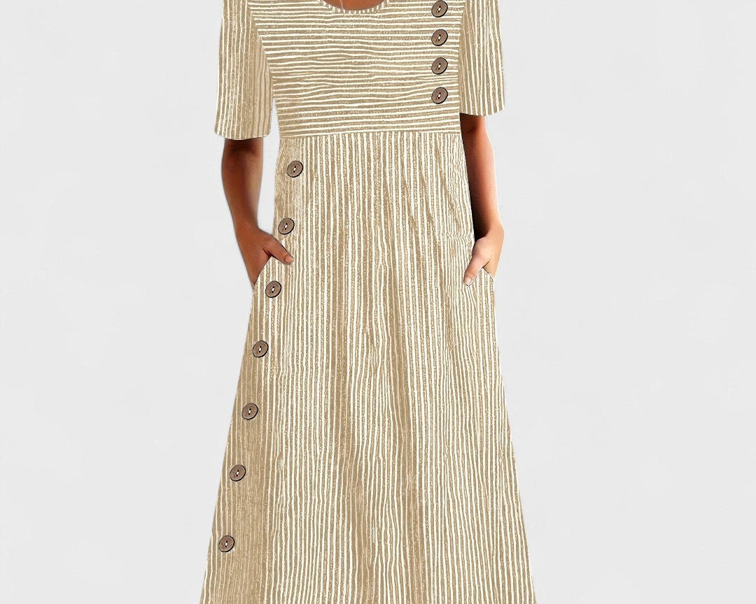 Radka - Pruhované Letní Šaty