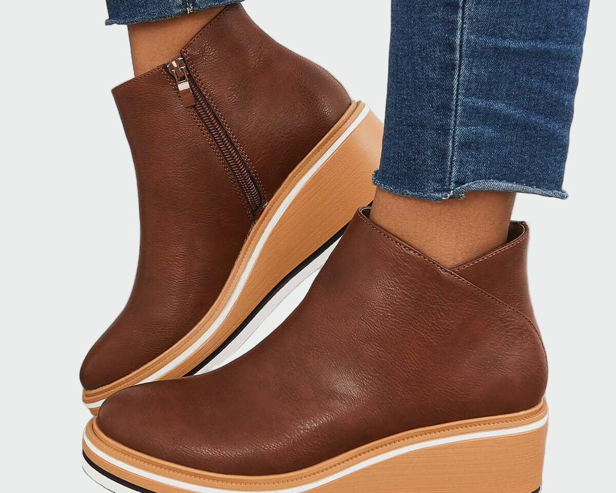 Ortopedické kožené boty