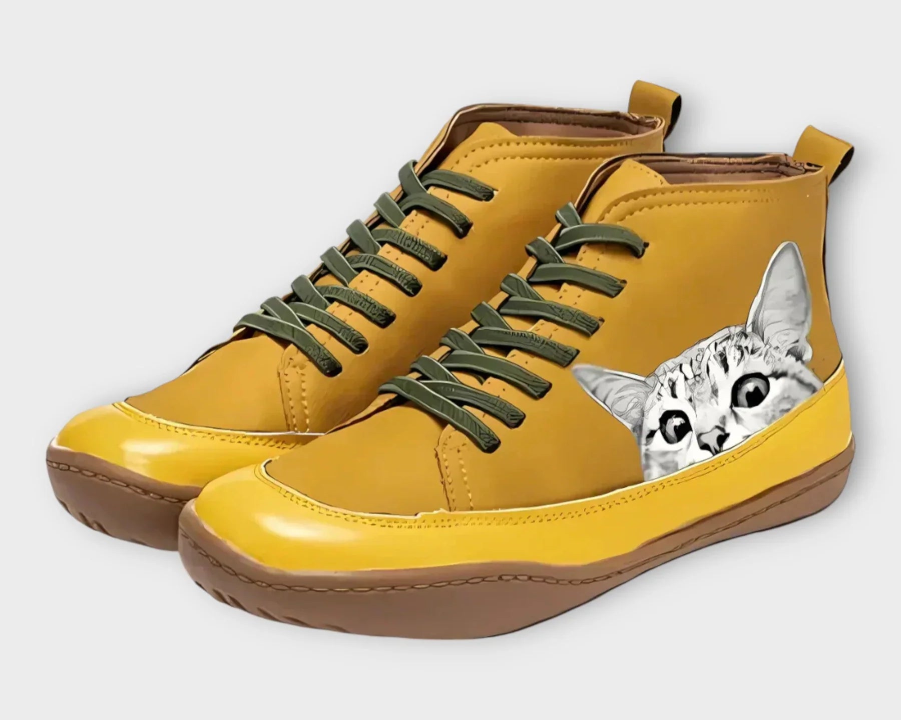 Ema™ | Kožené boty pro milovníky koček