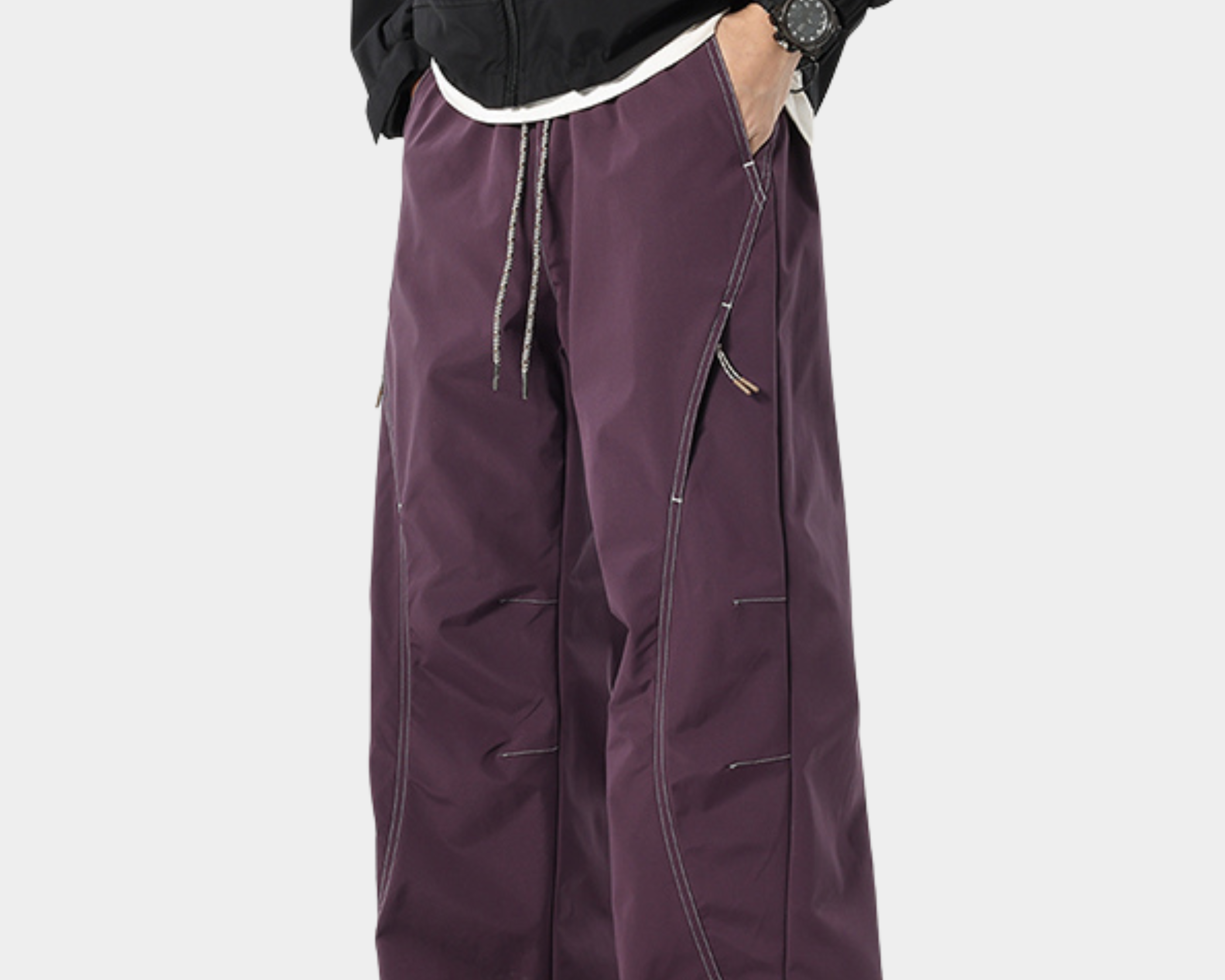 StormGear | Pánské padáčkové kalhoty se zipem