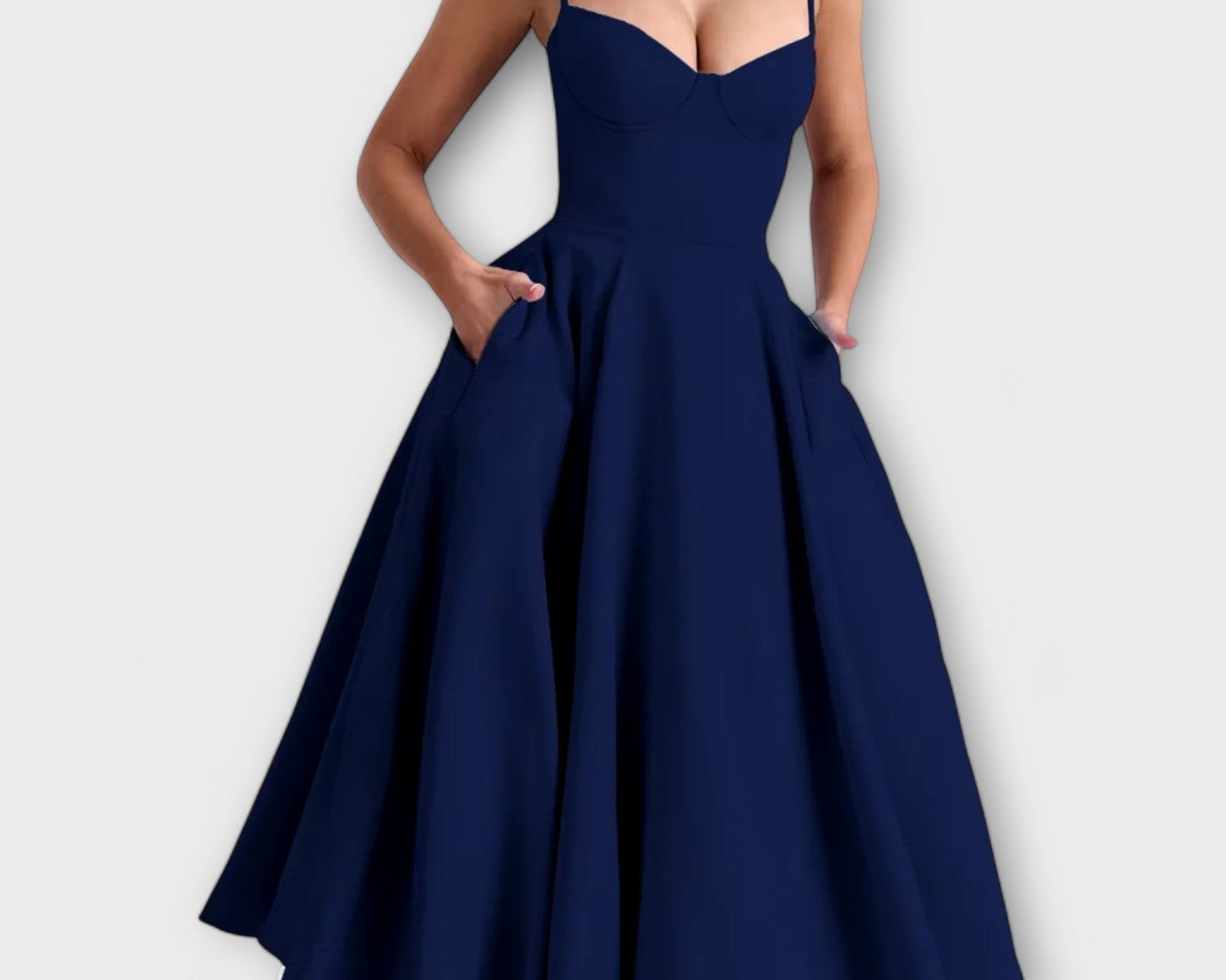 Mélie – Lehká letní šaty s detailem korzetu