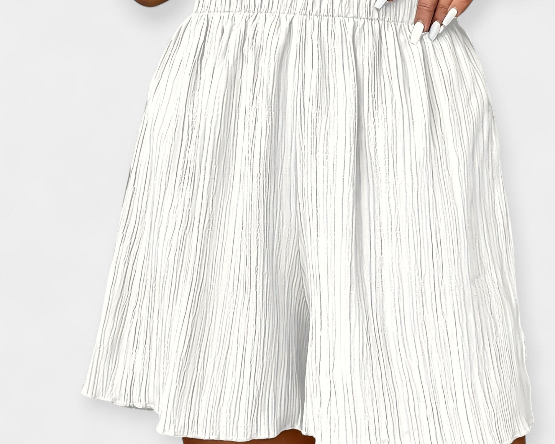 Stylové šortky s plisováním