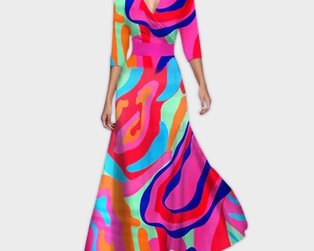 Ručně vyráběné velké dlouhé šaty