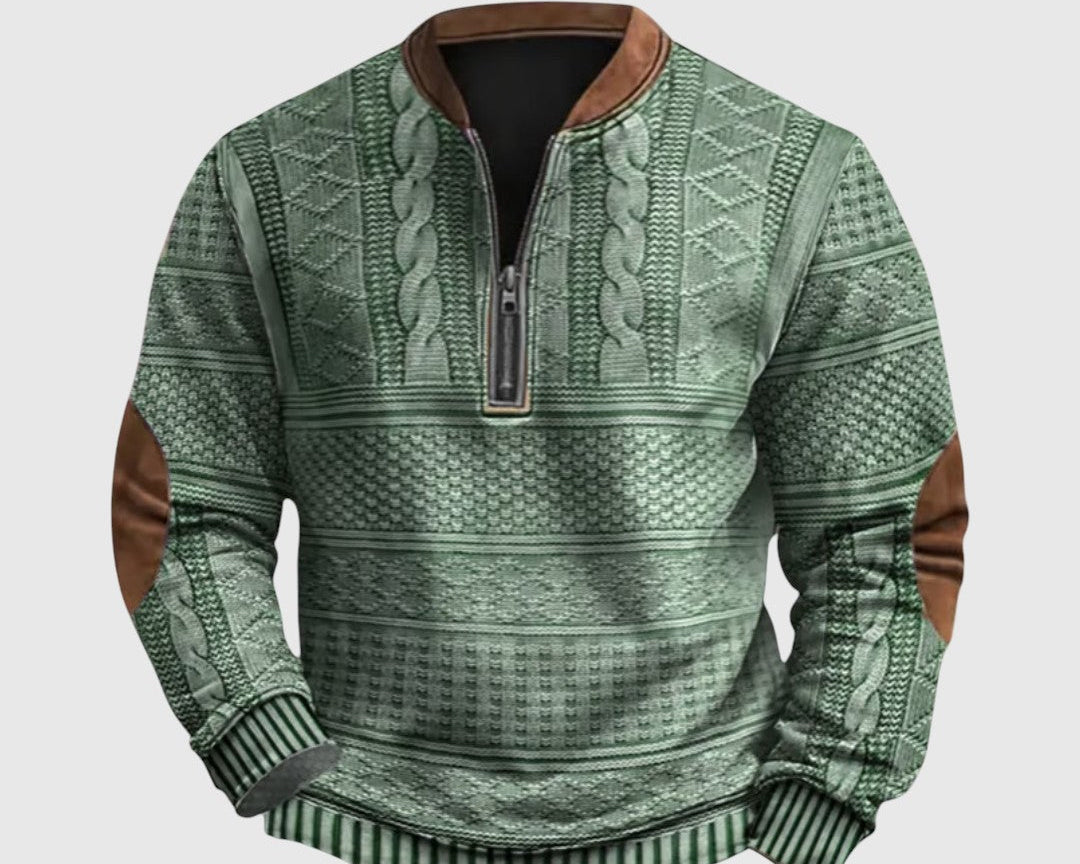 Charles - Svetr s polovičním zipem