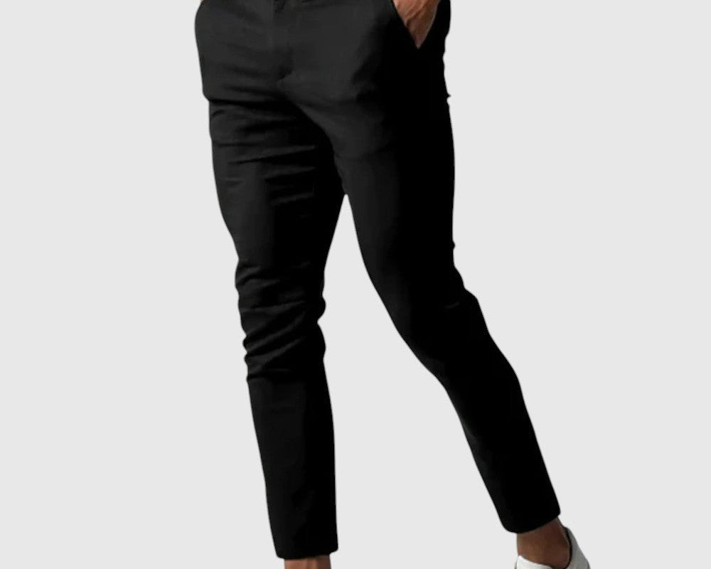 Libuše- Kalhoty Elio Stretch z bavlny