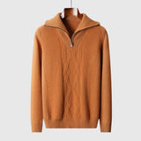 Svetr na zip z merino vlny Perla-Taranto