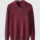 Perla- Kašmírový svetr se čtvrtým zipem Gstaad