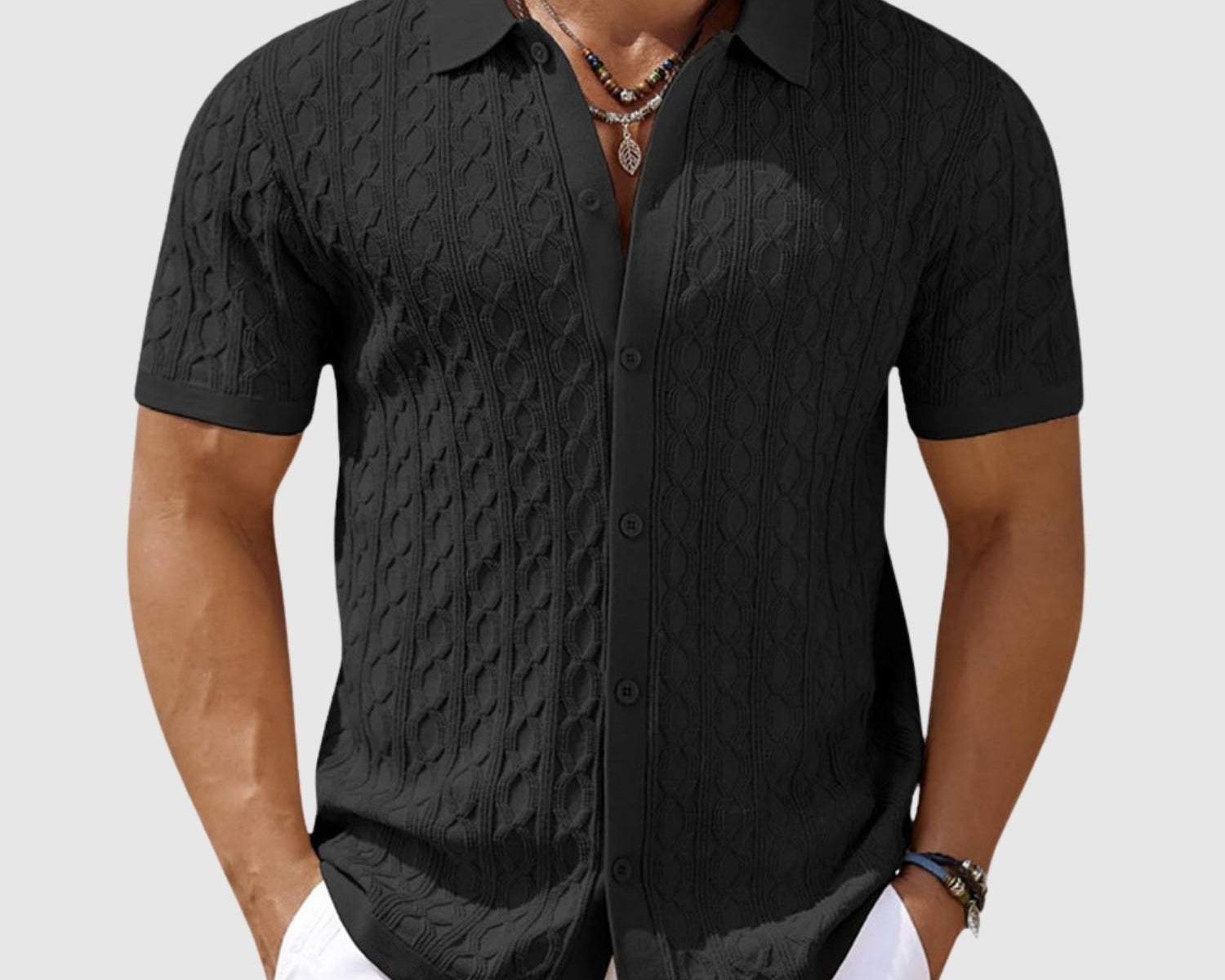 Libuše– Krátký rukávový svetrHernán – Krátký rukávový svetr