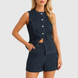 Dobromila – Elegantní džínový komplet