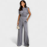 Sofie - Asymetrický komplet s drapovanými rameny