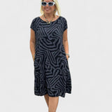 Nelia - Letní Šaty s Kulatým Výstřihem