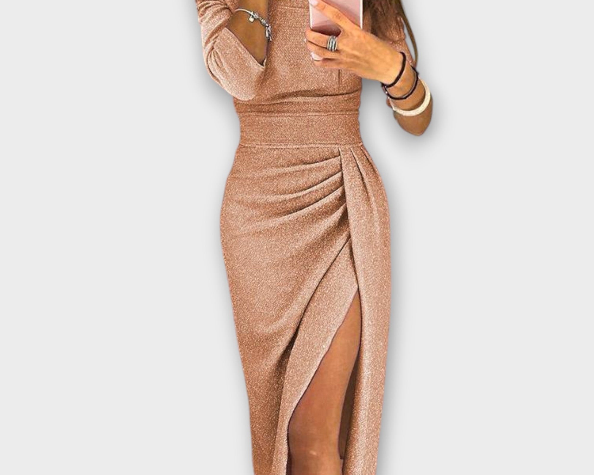 Lena - Elegantní šaty s odhalenými rameny