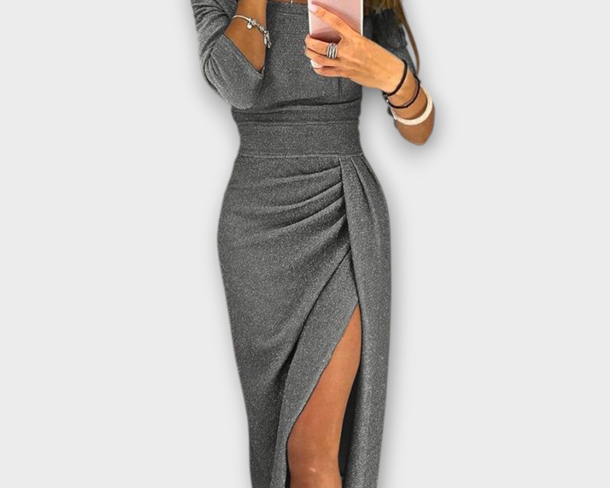 Lena - Elegantní šaty s odhalenými rameny