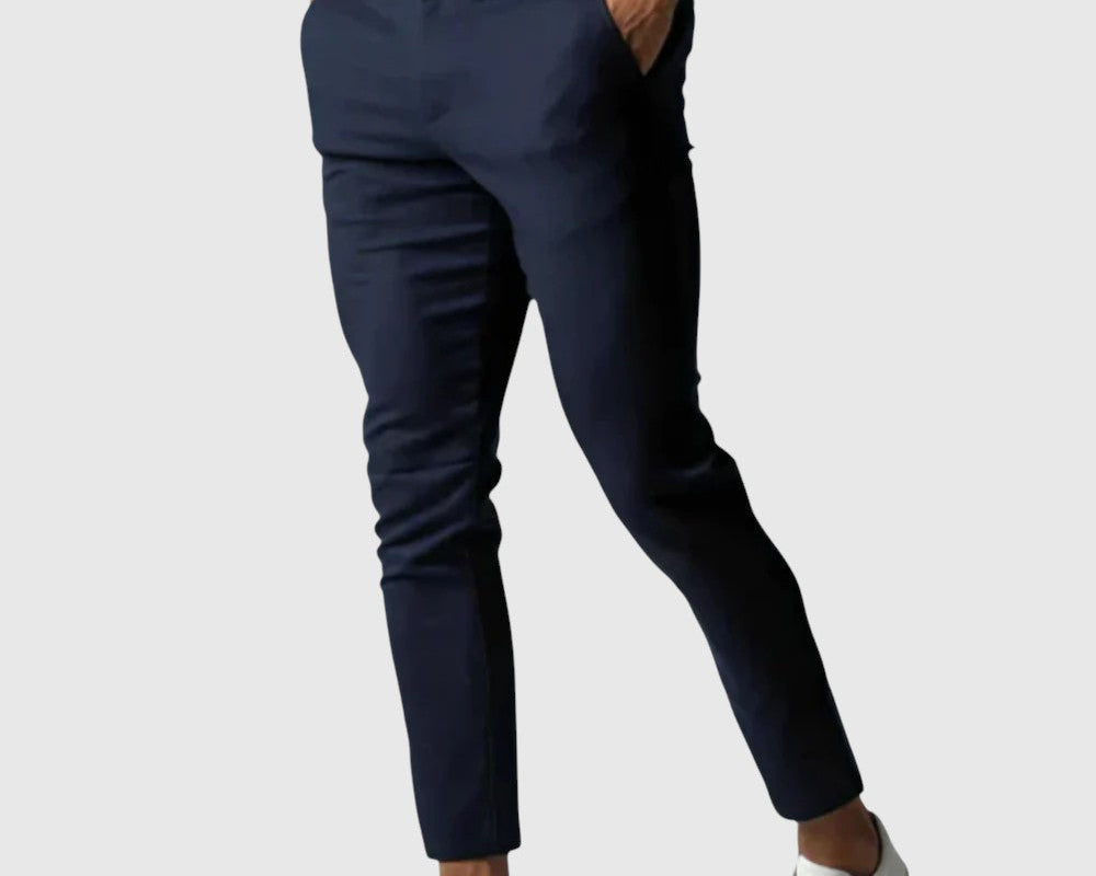 Libuše- Kalhoty Elio Stretch z bavlny