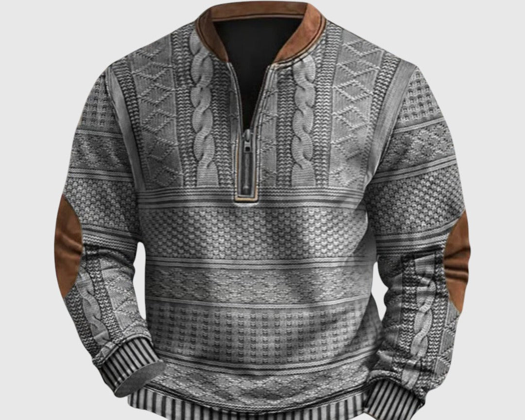 Charles - Svetr s polovičním zipem