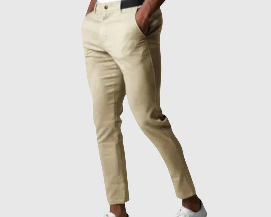 Libuše- Kalhoty Elio Stretch z bavlny