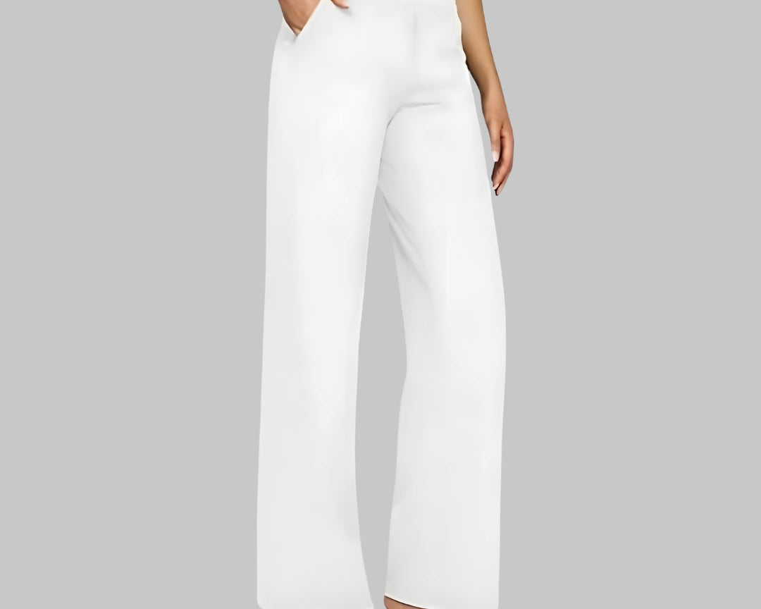 Calista | Elegantní kalhoty z měkkého dresu 