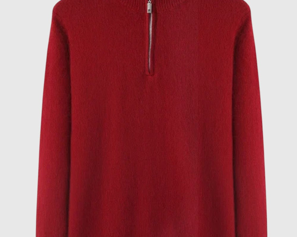 Perla - Kardigan z kašmíru Genève se zipem