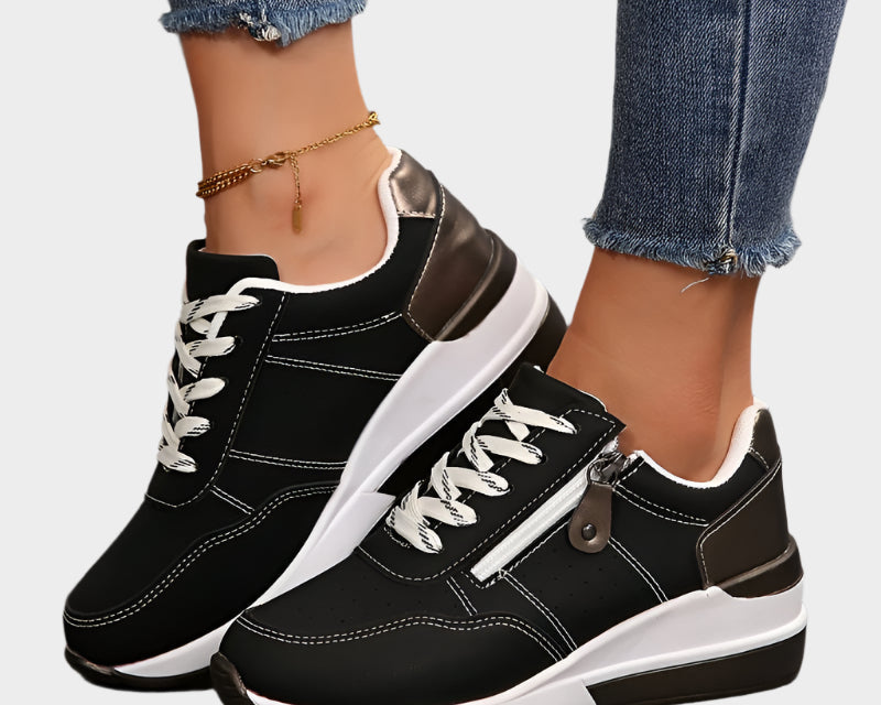 Ortopedická Obuv se Zipem a Silnou Podešví