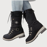 Voděodolné zimní boty do výšky kolen 