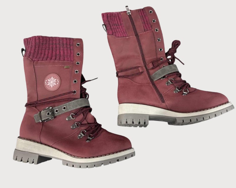 Voděodolné zimní boty do výšky kolen 