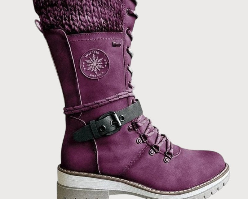 Voděodolné zimní boty do výšky kolen 