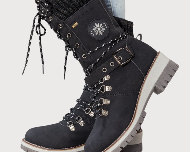 Voděodolné zimní boty do výšky kolen 