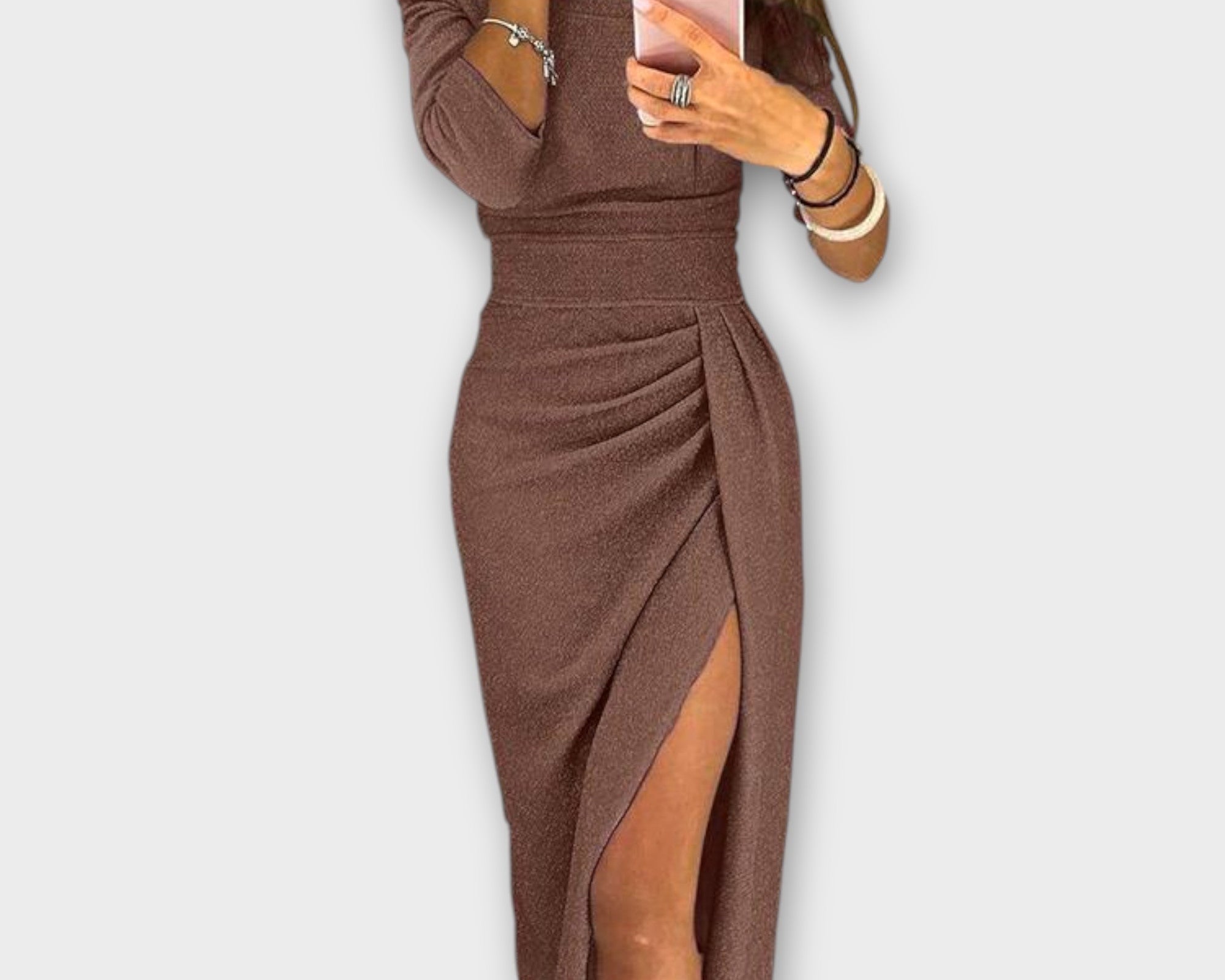 Lena - Elegantní šaty s odhalenými rameny