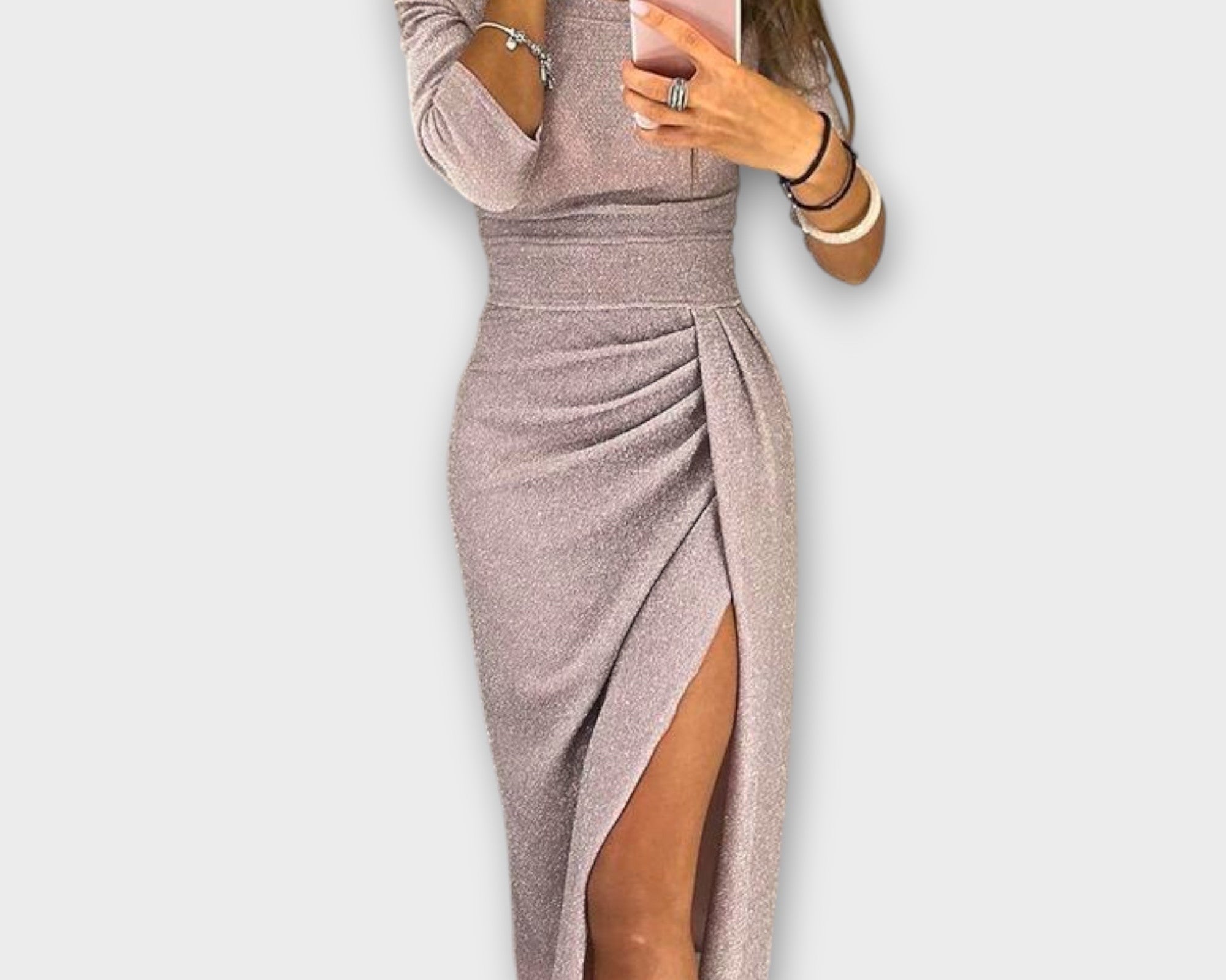 Lena - Elegantní šaty s odhalenými rameny