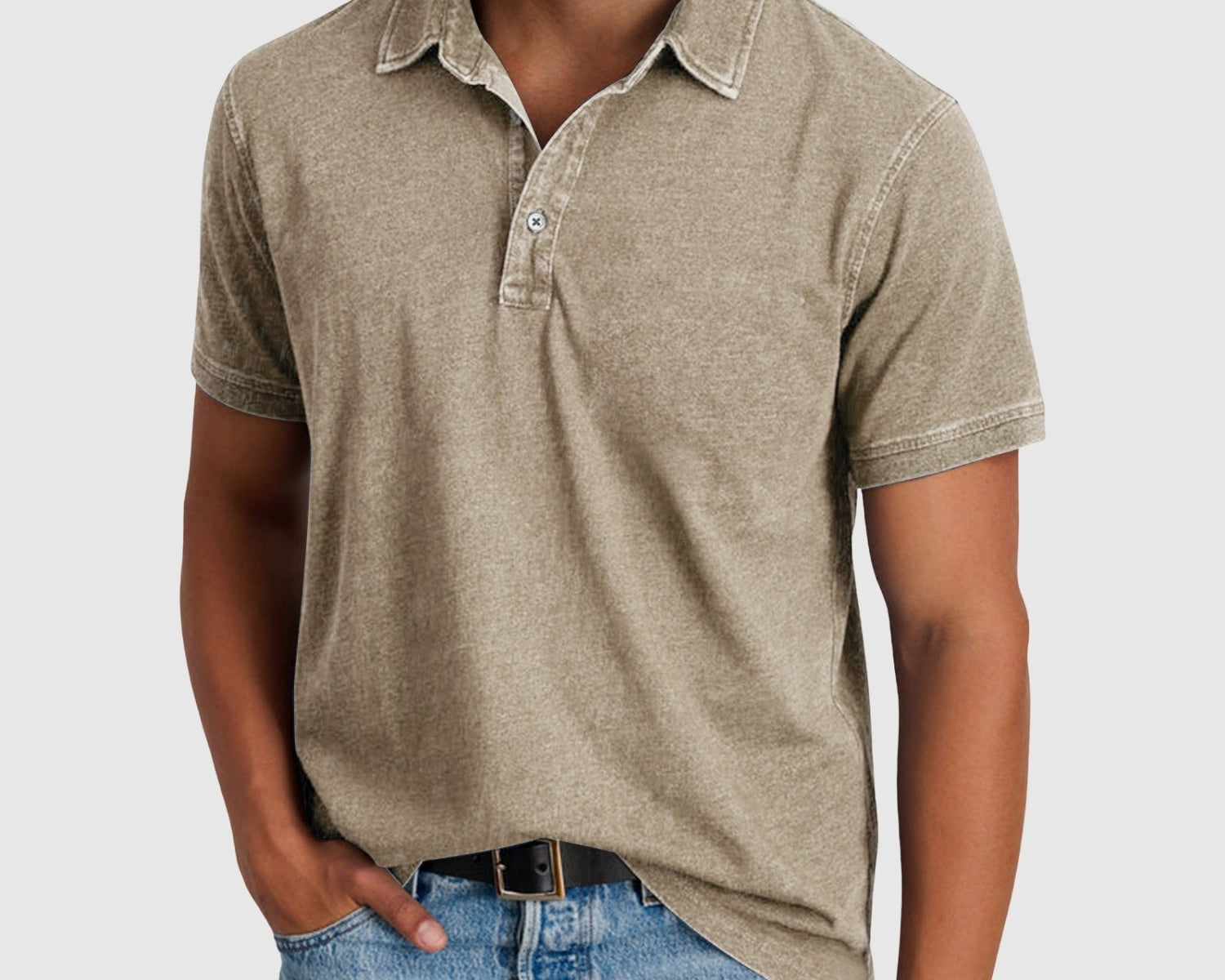 Libuše – Vintage polokošile s knoflíkovou lištou