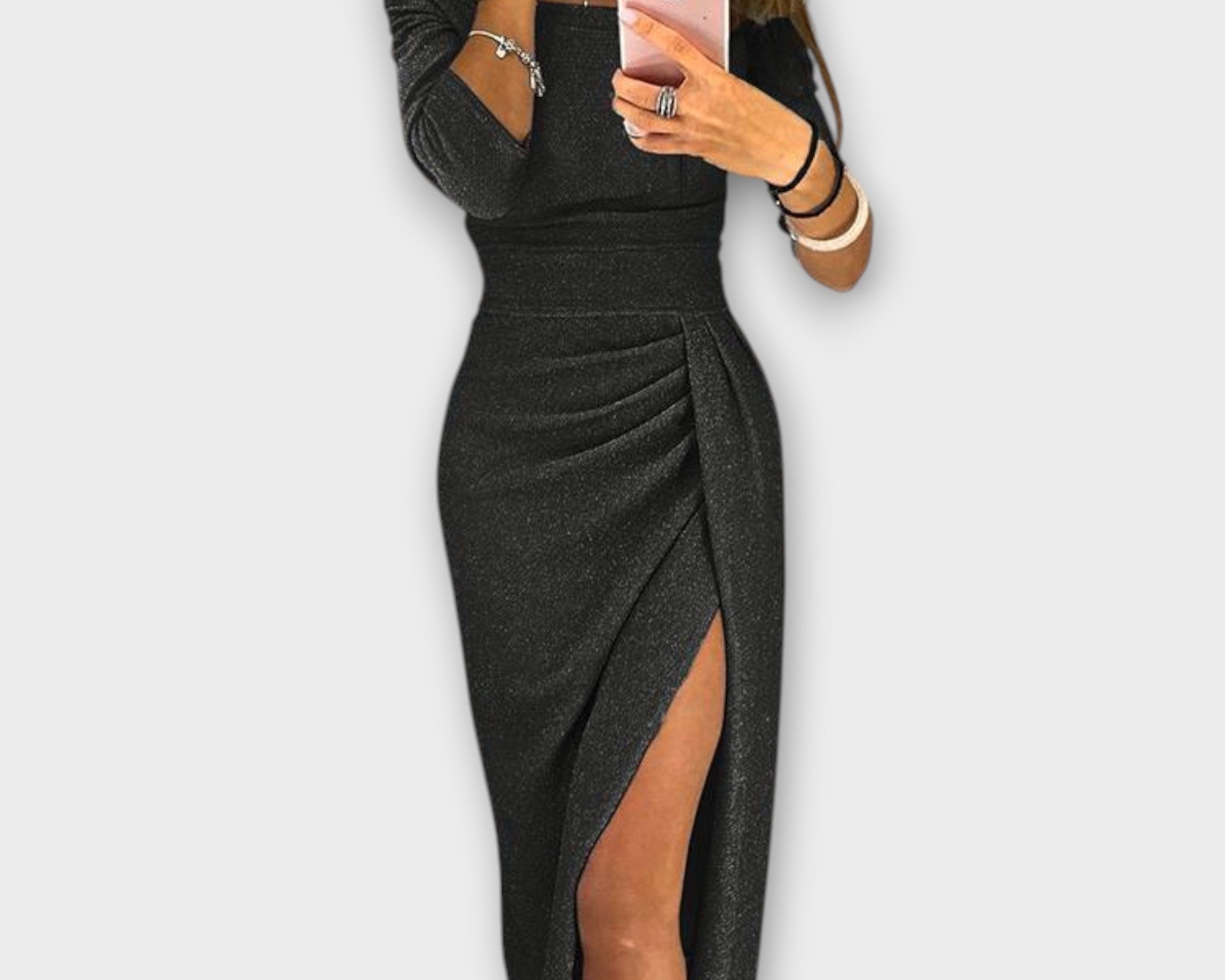 Lena - Elegantní šaty s odhalenými rameny