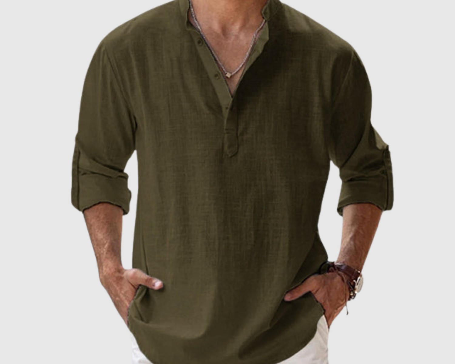 Libuše – Prodyšná lněná košile