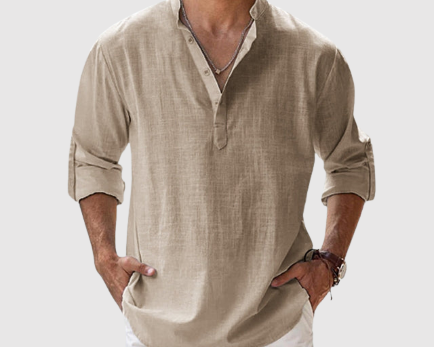 Libuše – Prodyšná lněná košile