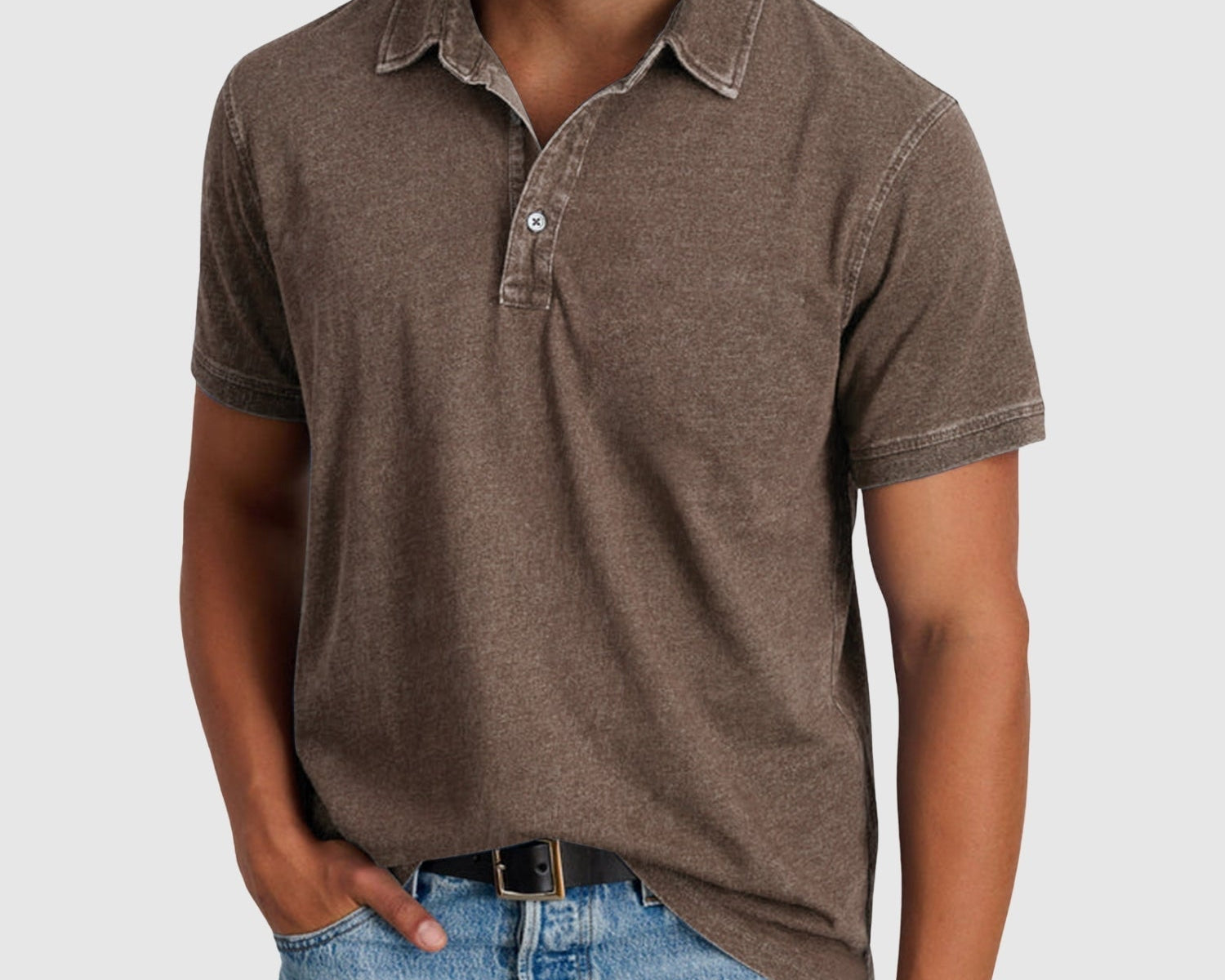 Libuše – Vintage polokošile s knoflíkovou lištou