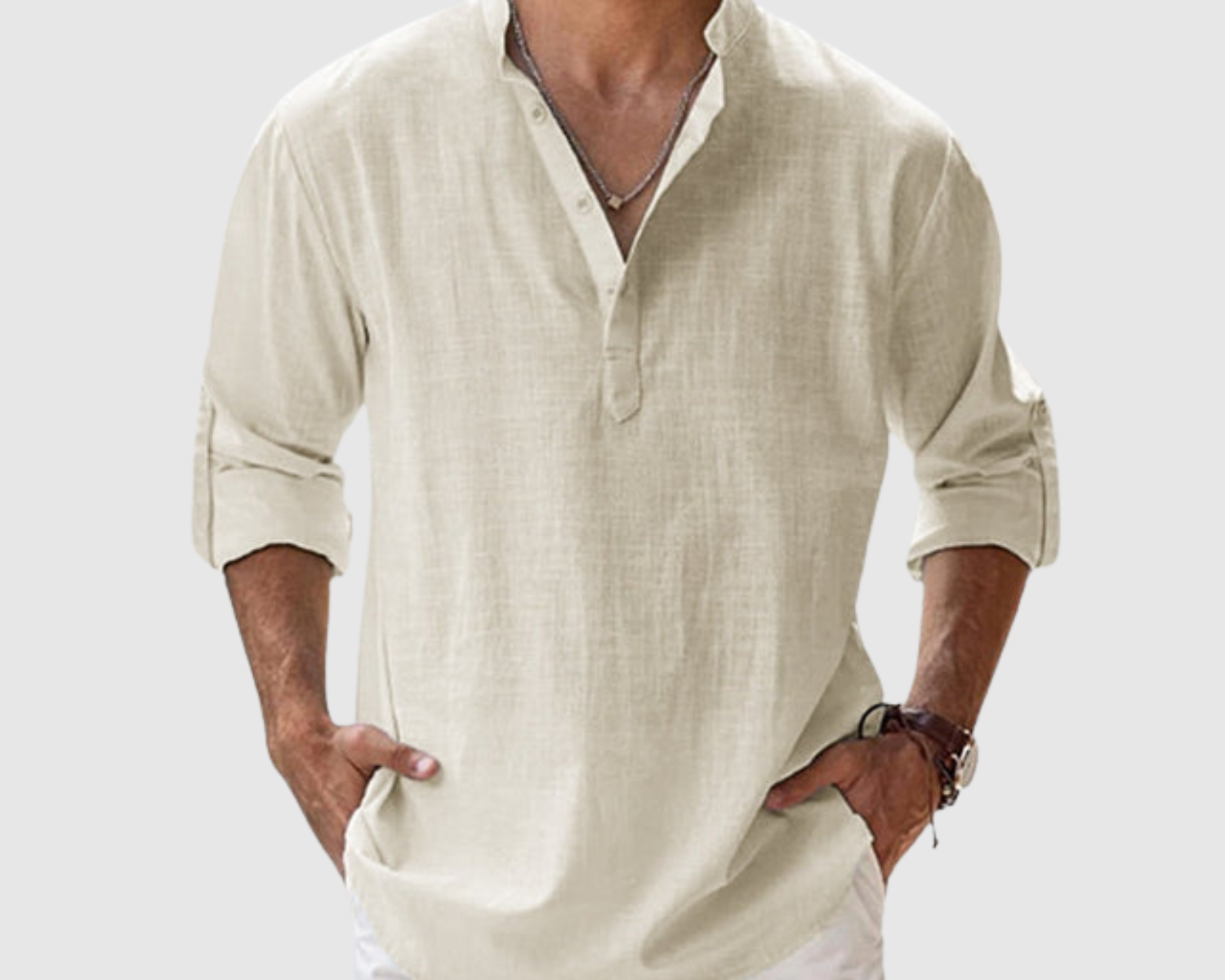 Libuše – Prodyšná lněná košile