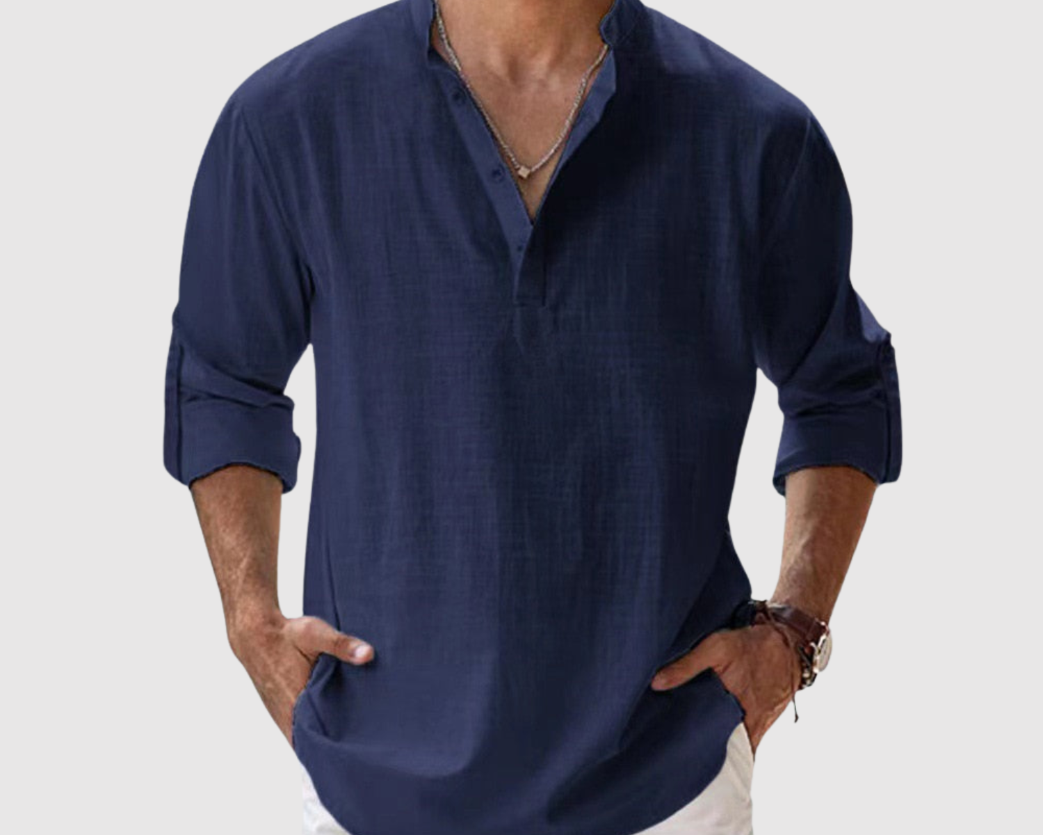 Libuše – Prodyšná lněná košile