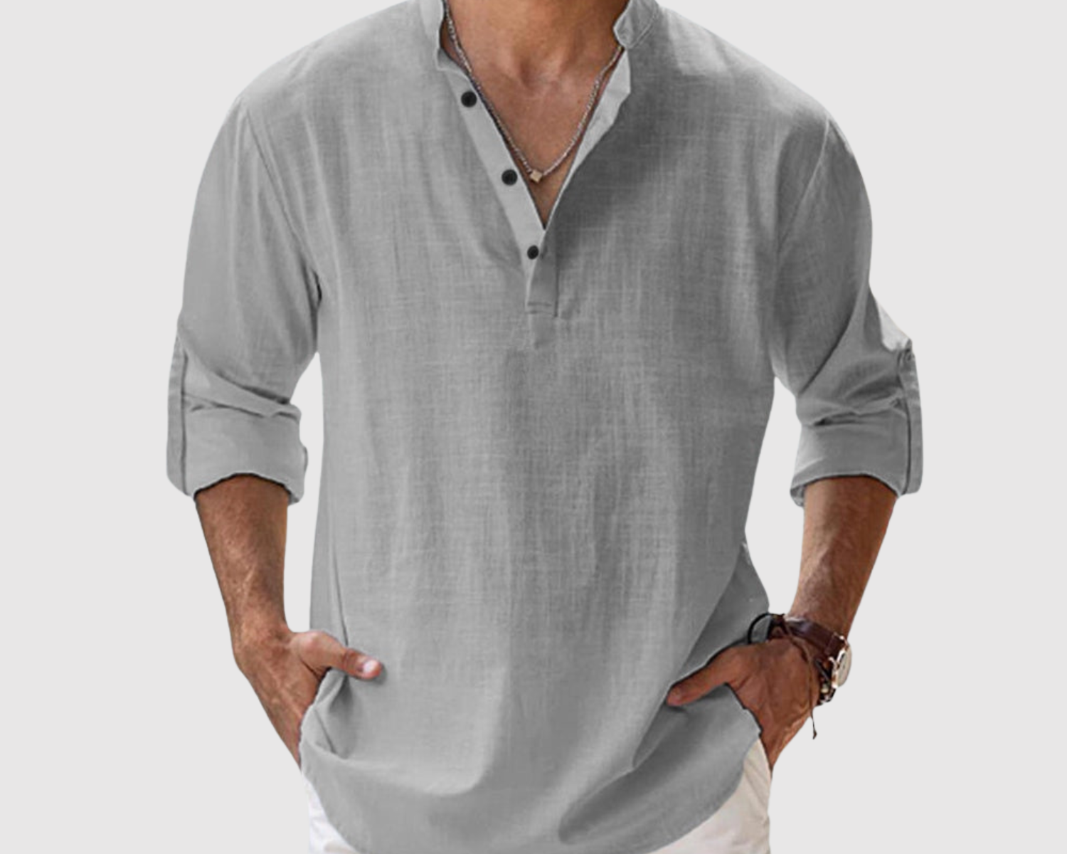 Libuše – Prodyšná lněná košile