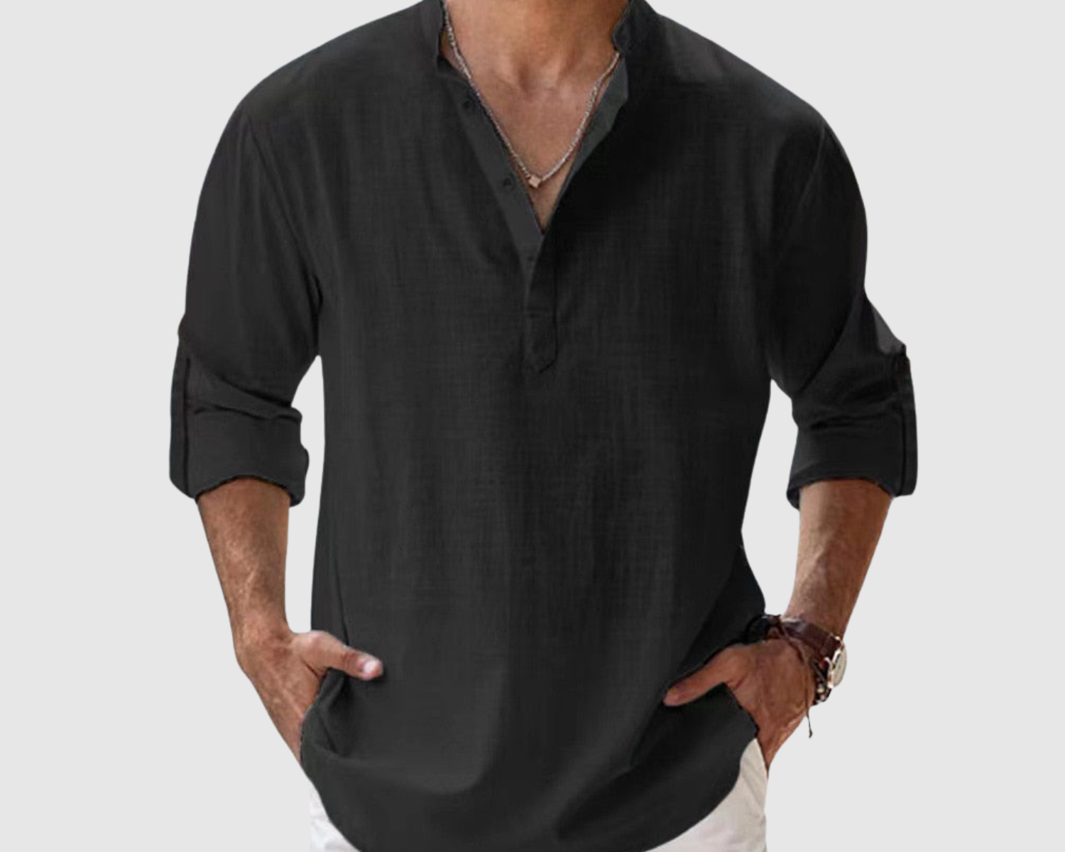 Libuše – Prodyšná lněná košile