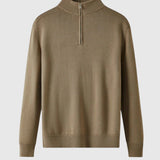 Perla- Svetr se zipem z merino vlny Capri