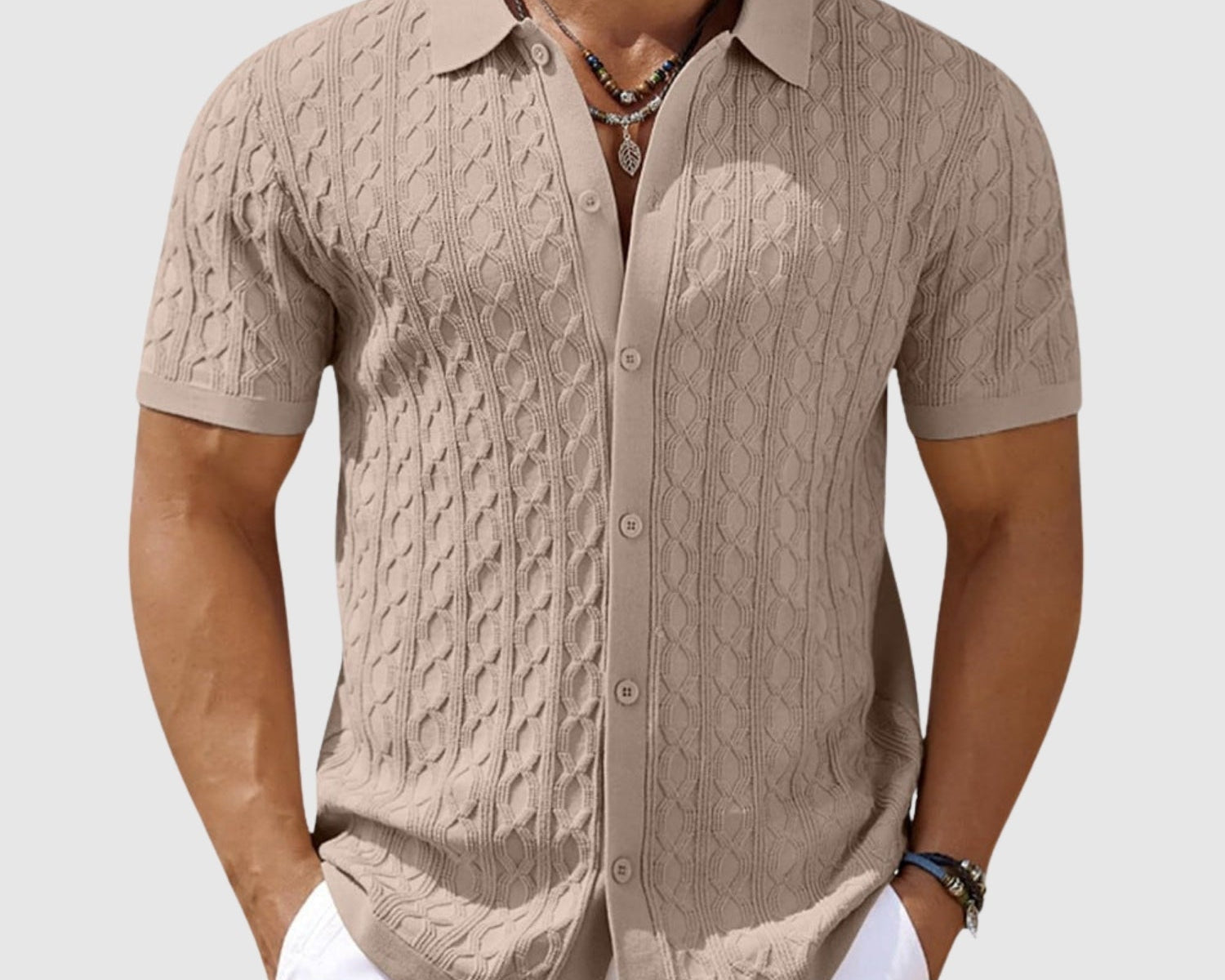 Libuše– Krátký rukávový svetrHernán – Krátký rukávový svetr