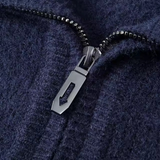 Perla- Kašmírový svetr se čtvrtým zipem Gstaad