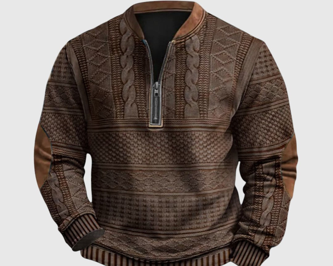 Charles - Svetr s polovičním zipem