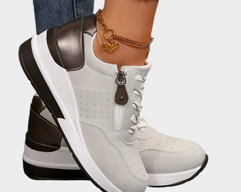 Ortopedická Obuv se Zipem a Silnou Podešví