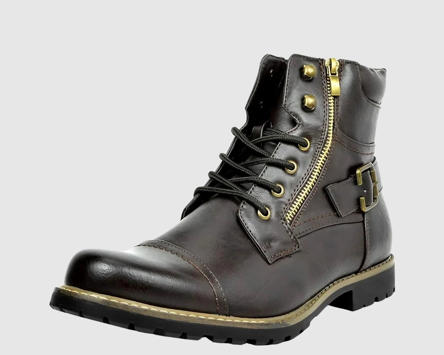 Perla - Kožené boty se šněrováním