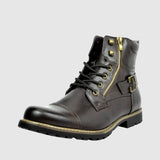 Perla - Kožené boty se šněrováním