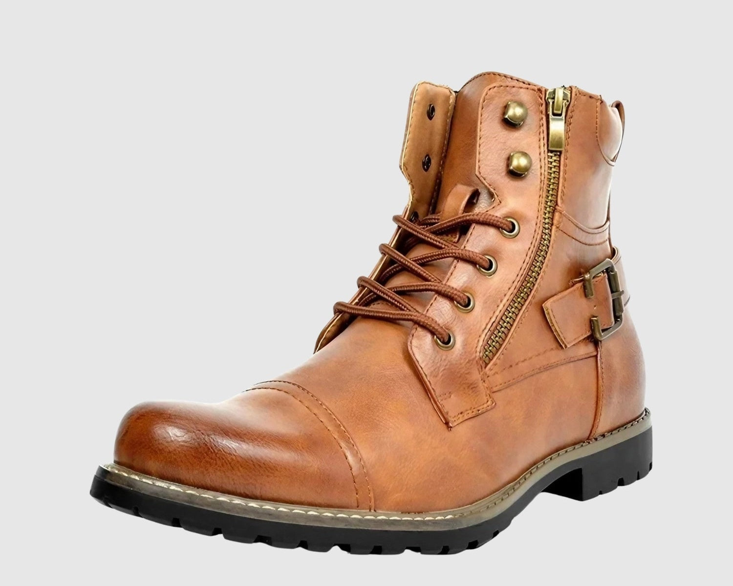 Perla - Kožené boty se šněrováním