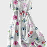 Šaty s květinovým vzorem na jaro