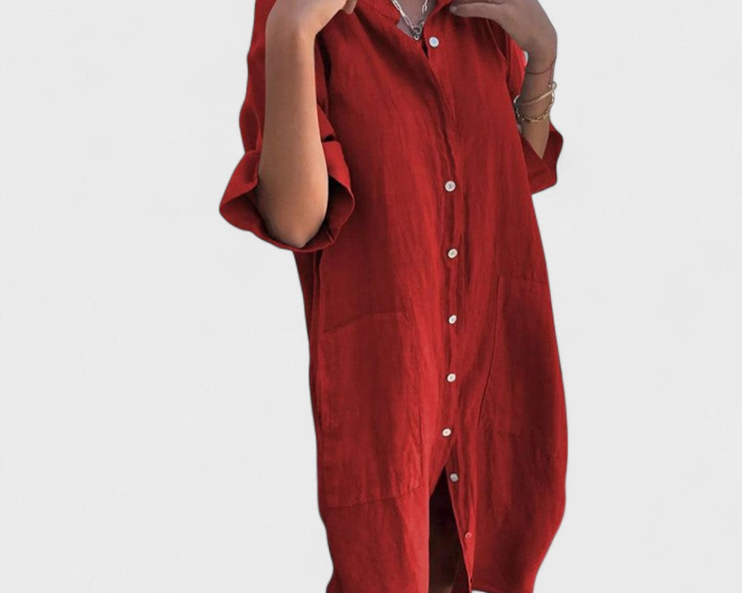 Dorka - Volné Šaty ve Stylu Ibiza