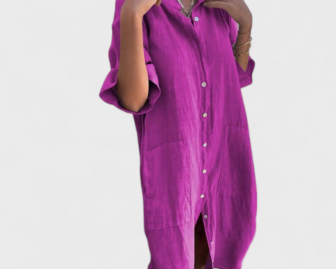 Dorka - Volné Šaty ve Stylu Ibiza